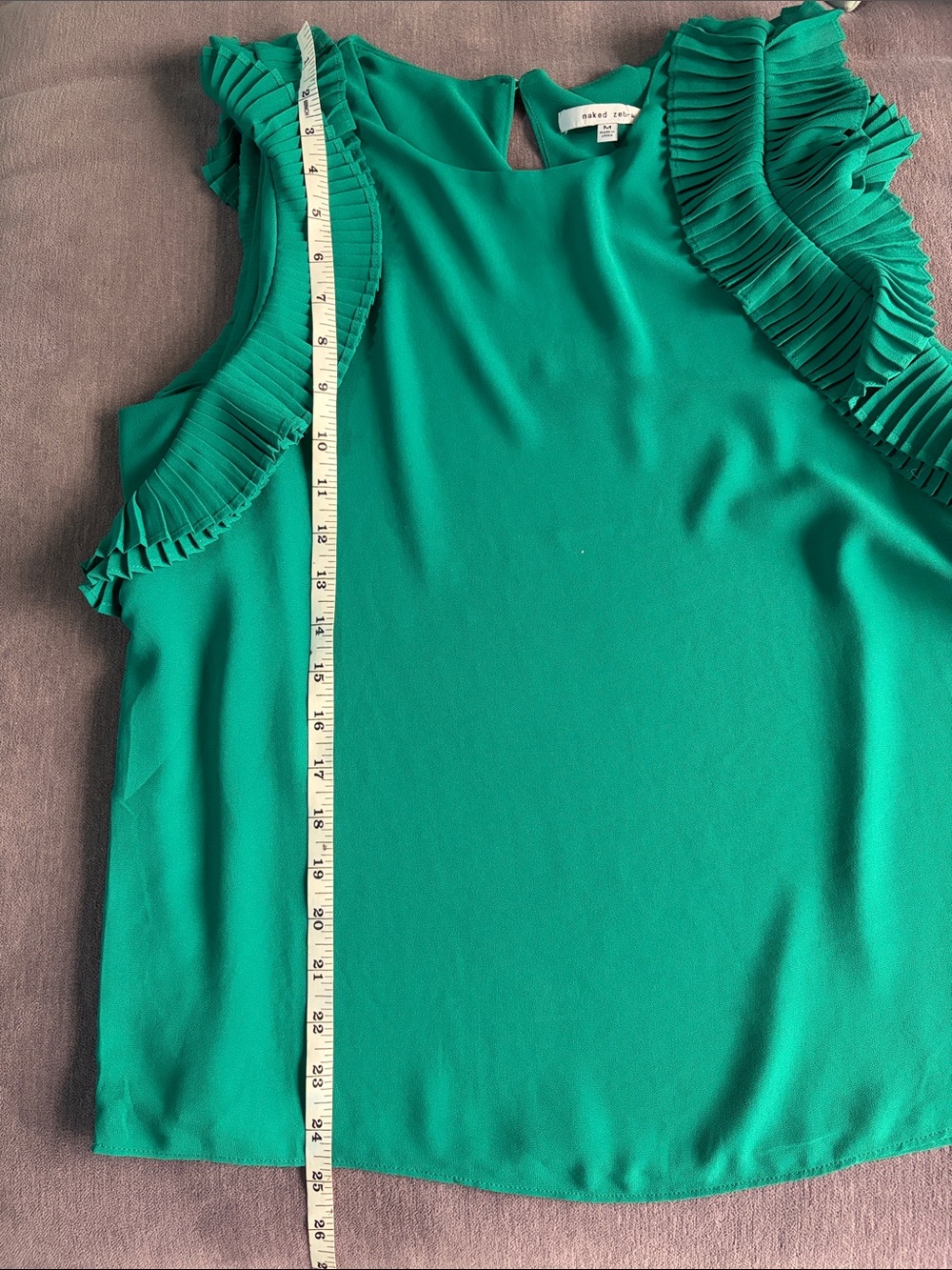 Naked Zebra Ruffle Top - Picture 12 of 12